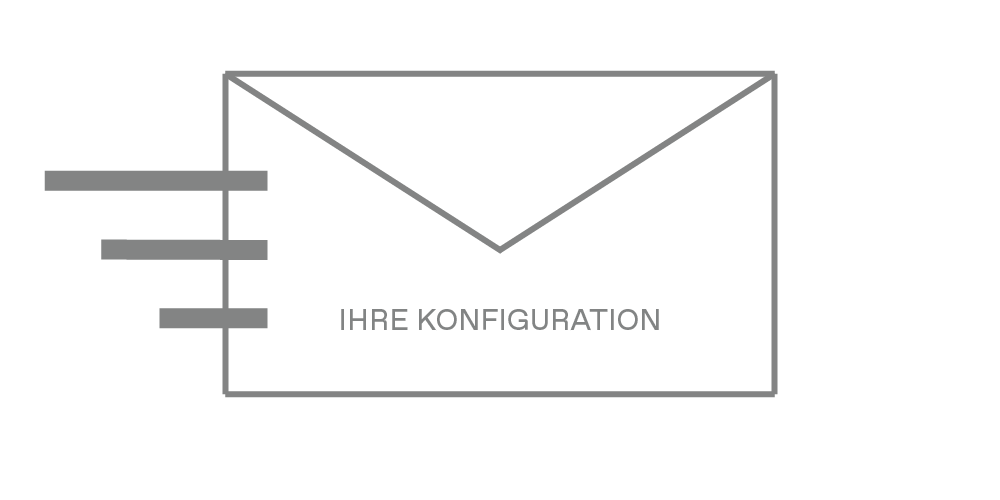 Sie bekommen Ihre Konfiguration zugesendet